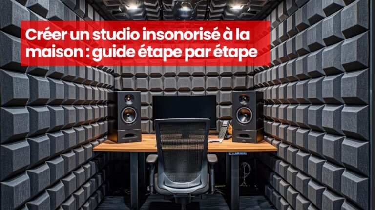 studio insonorise etape