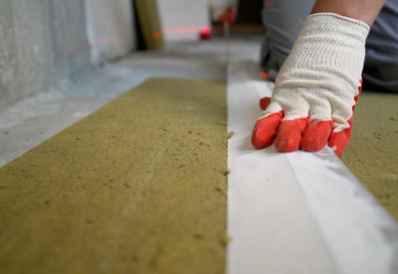 Installation matériau insonorisation